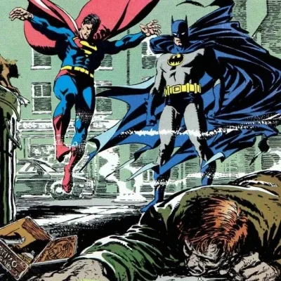 Cover art for "Superman" Dark Knight Over Metropolis