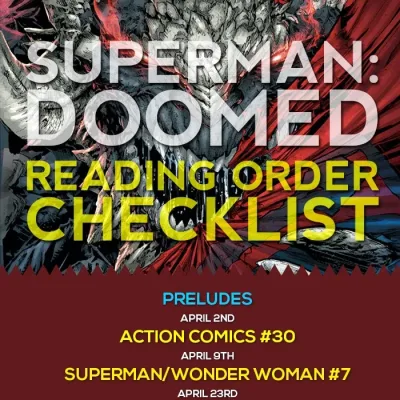 Cover art for "Superman" Doomed