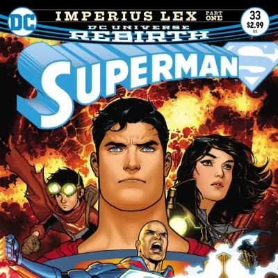 Cover art for "Superman" Imperius Lex