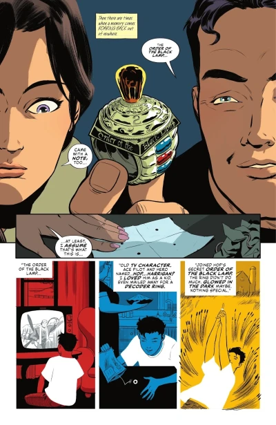 Background for "Superman" Order of the Black Lamp