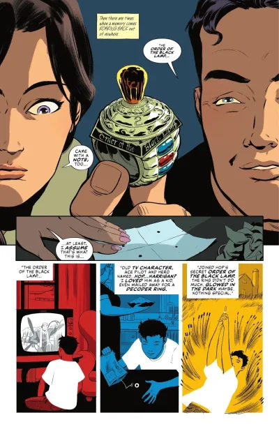 Background for "Superman" Order of the Black Lamp