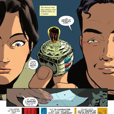 Cover art for "Superman" Order of the Black Lamp