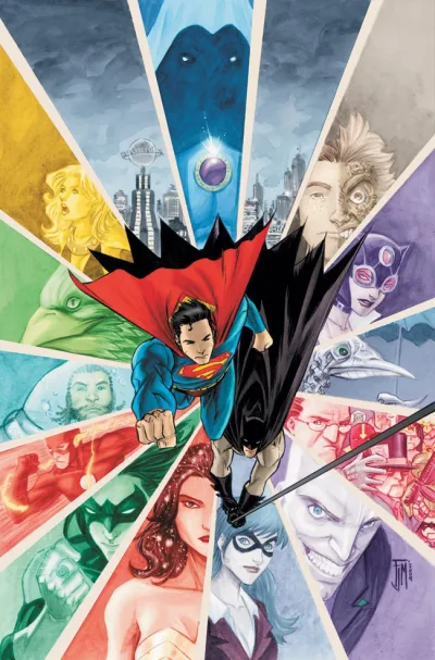 Background for "Superman/Batman" Mash-Up