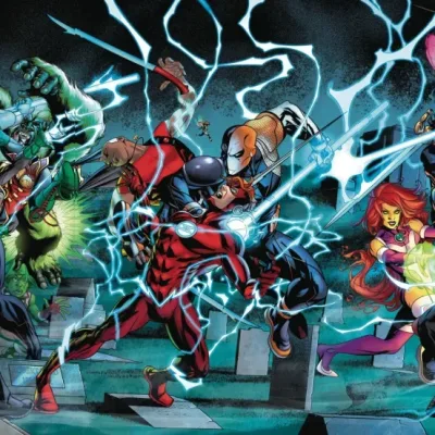 Cover art for "Teen Titans" The Lazarus Contract