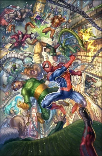 Background for "The Amazing Spider-Man" Sinister War