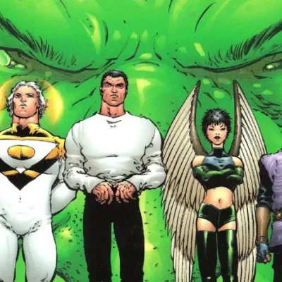 Cover art for "The Authority" Earth Inferno