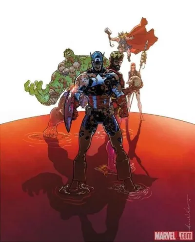 Background for "The Punisher/Wolverine/The Avengers" Marvel Universe vs.