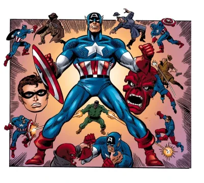 Background for The Secret Origin of Captain America