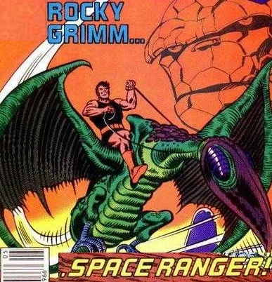 Background for "The Thing" Rocky Grimm: Space Ranger