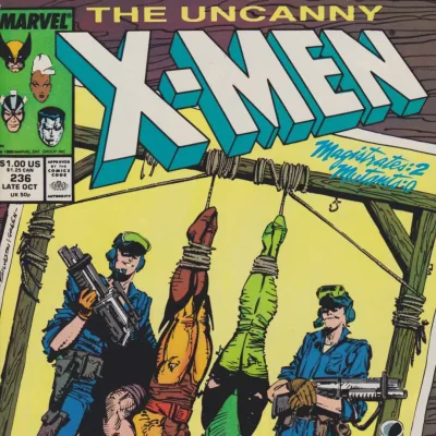 Cover art for "The Uncanny X-Men" A Green and Pleasant Land