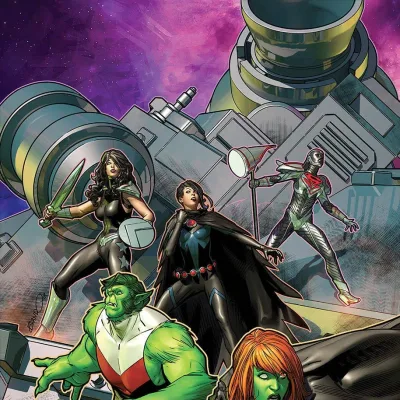 Cover art for "Titans" Marooned