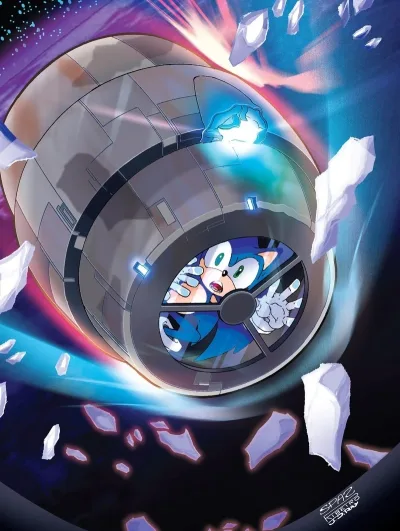 Background for Tossed in Space