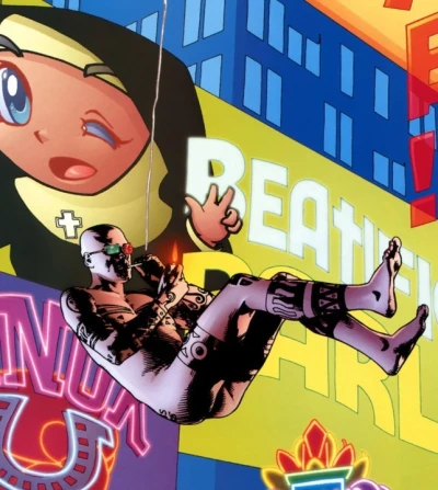 Background for "Transmetropolitan" Headlong