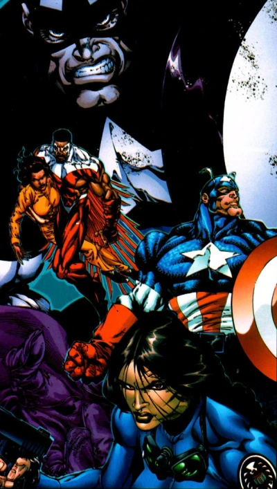 Background for Two Americas (Captain America & Falcon)