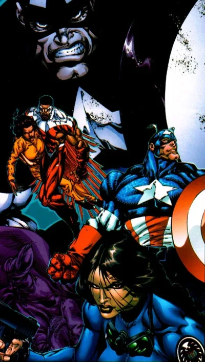 Background for Two Americas (Captain America & Falcon)