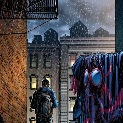 Cover art for "Ultimate Comics Spider-Man" Spider-Man No More