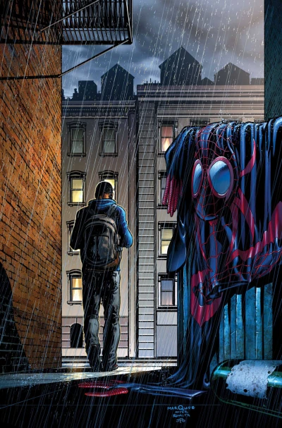 Background for "Ultimate Comics Spider-Man" Spider-Man No More