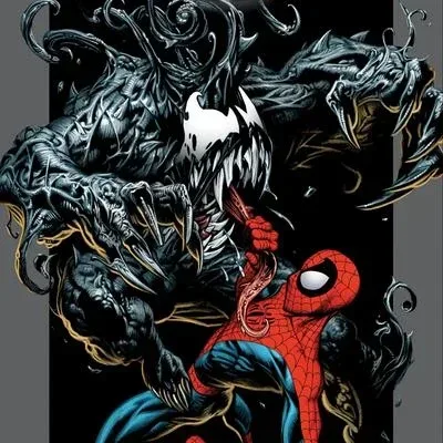 Cover art for "Ultimate Spider-Man" Venom