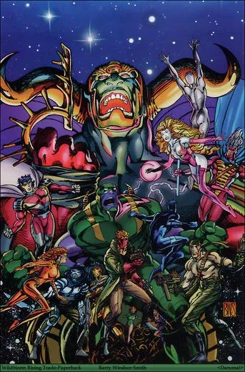 Background for "WildStorm" Rising