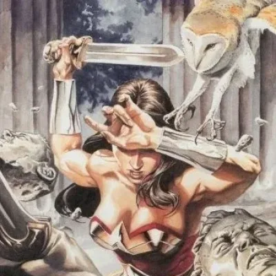 Cover art for "Wonder Woman" Stoned