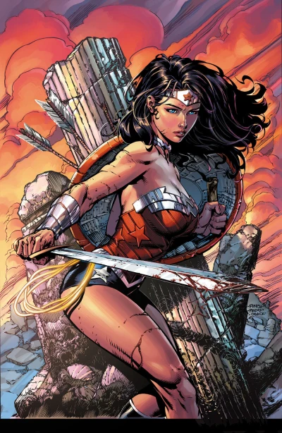 Background for "Wonder Woman" War-Torn