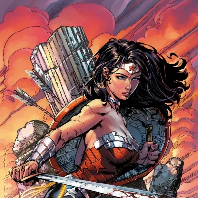 Cover art for "Wonder Woman" War-Torn