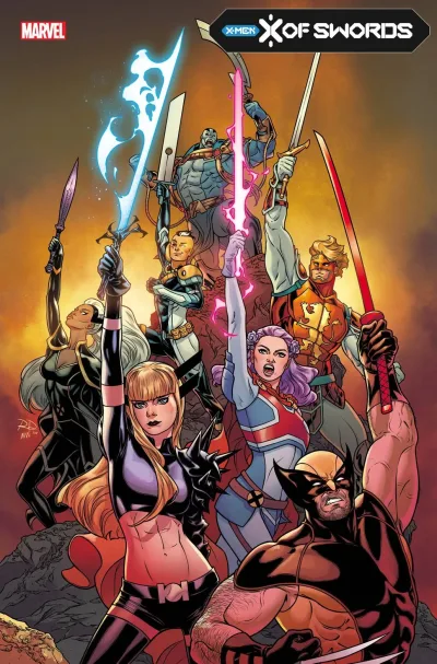 Background for X of Swords