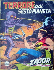 Background for "Zagor" Terrore dal Sesto Pianeta