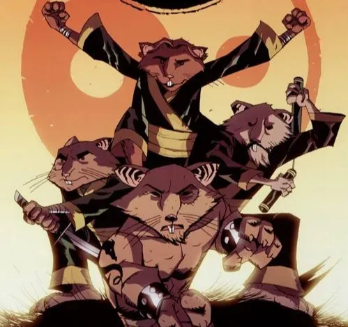 Background for Adolescent Radioactive Black Belt Hamsters