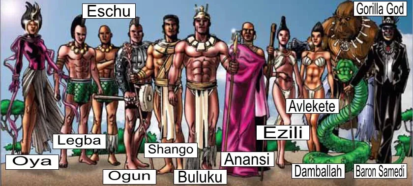 Background for African Gods