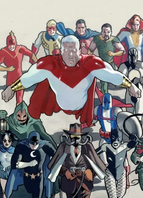 Background for Allied Supermen of America