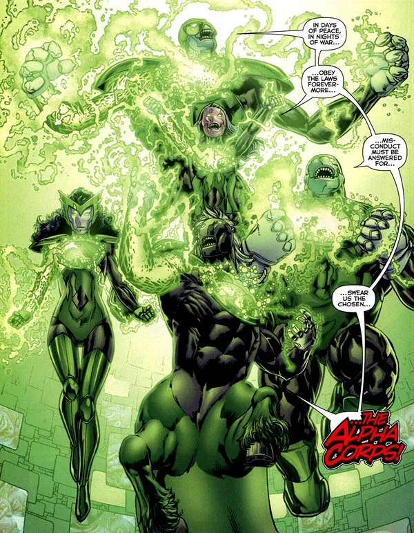 Background for Alpha Lanterns