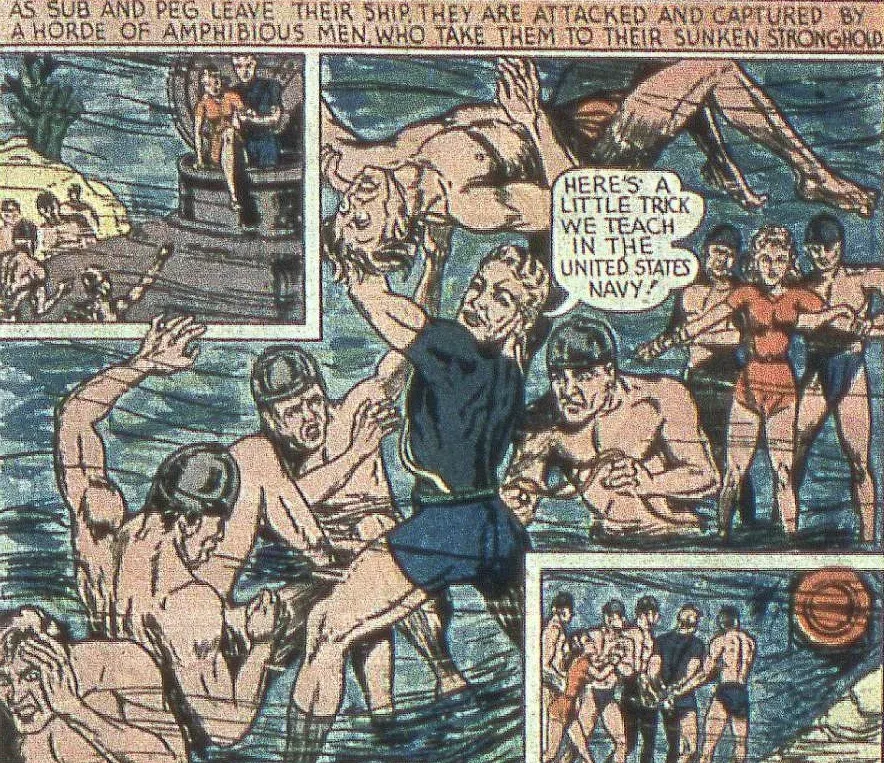 Background for Amphibious Men of the Sinister City
