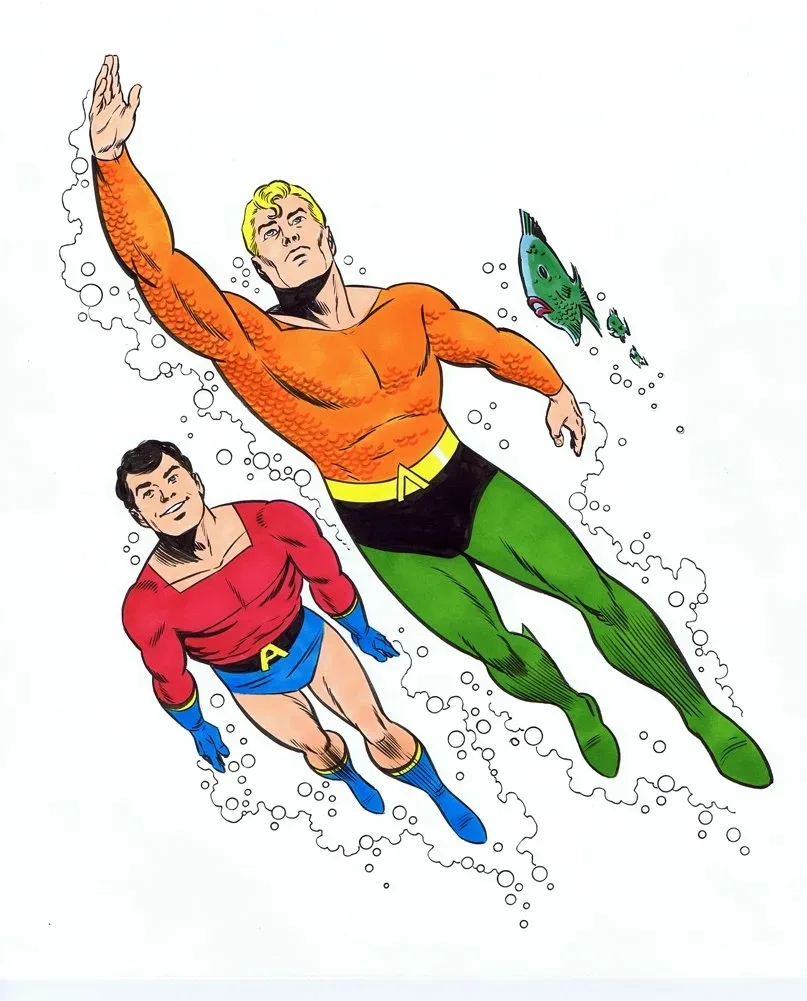 Background for Aquaman and Aqualad