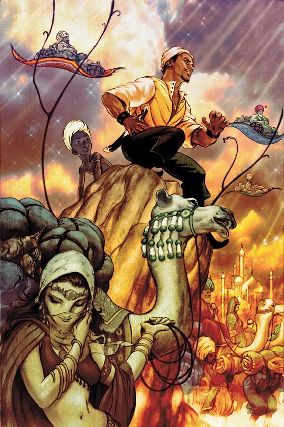 Background for Arabian Fables