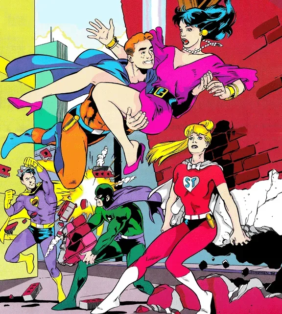 Background for Archie's Super Teens