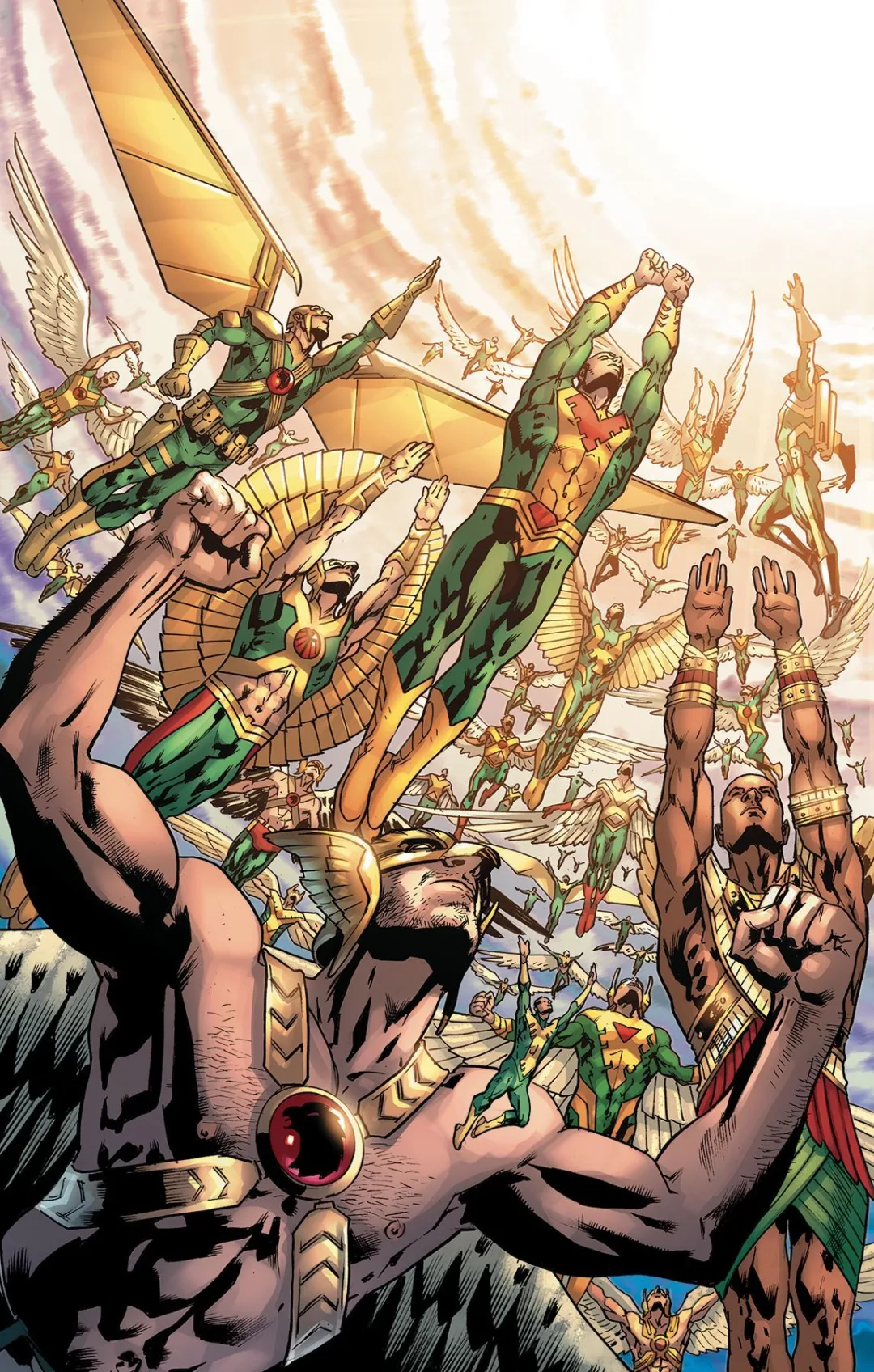 Background for Army of Hawkmen