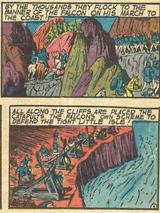 Background for Army of The Green Falcon