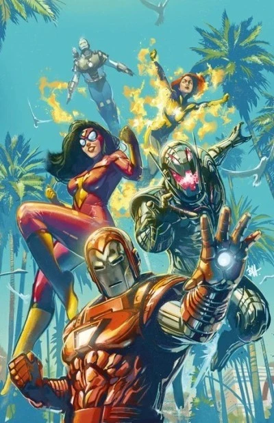 Background for Avengers West Coast