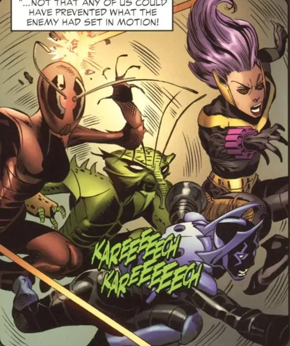 Background for Battalion of Ambush Bugs