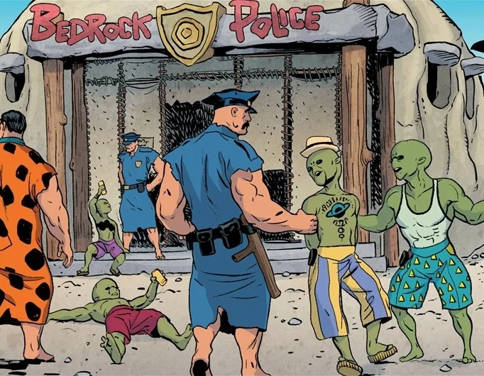 Background for Bedrock Police