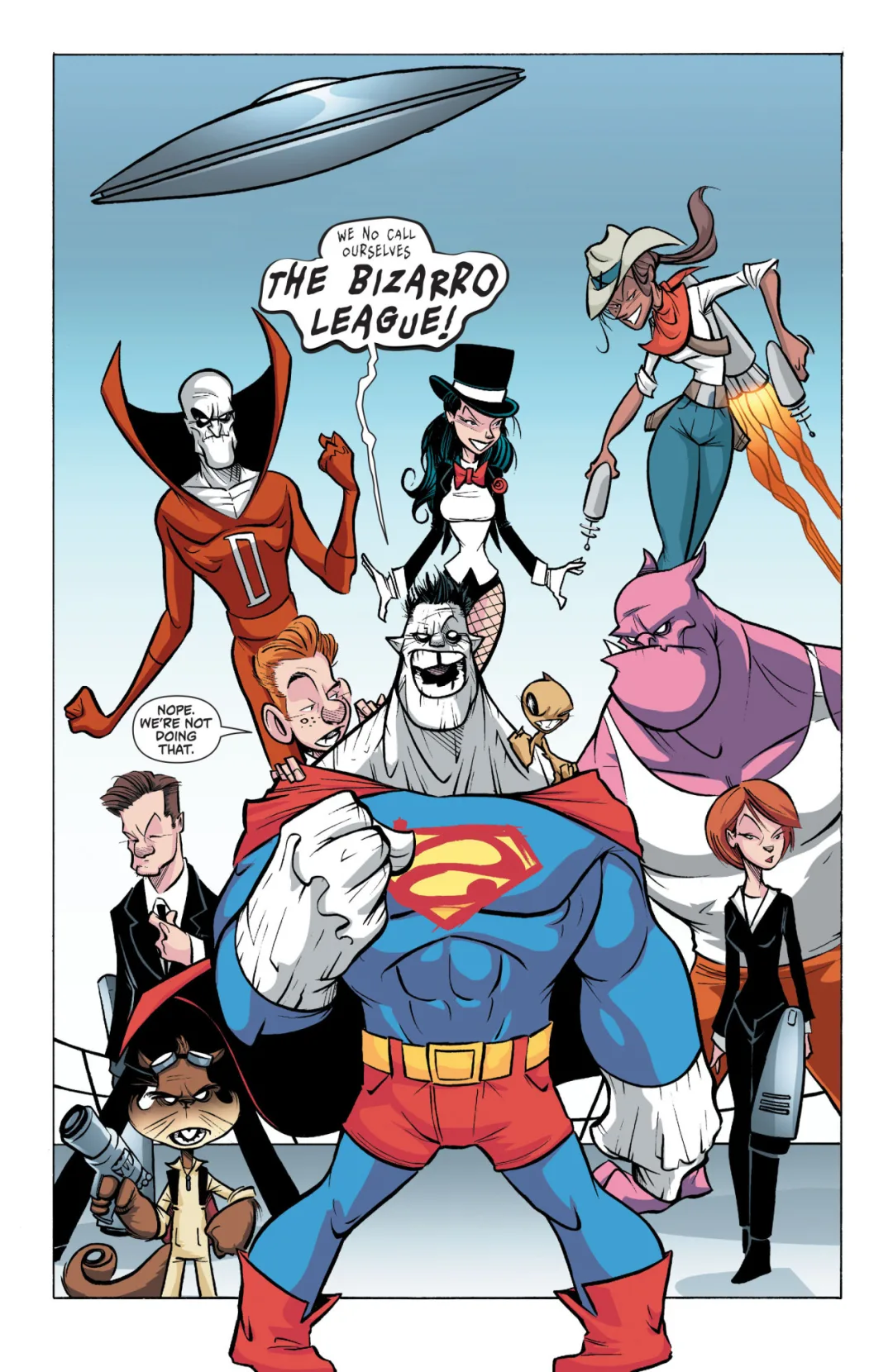 Background for Bizarro League