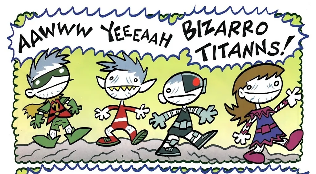 Background for Bizarro Titans