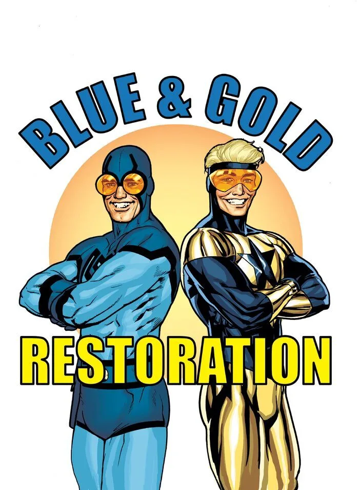 Background for Blue & Gold Restoration
