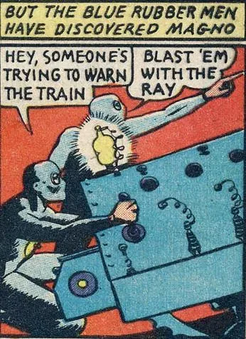 Background for Blue Rubber Men
