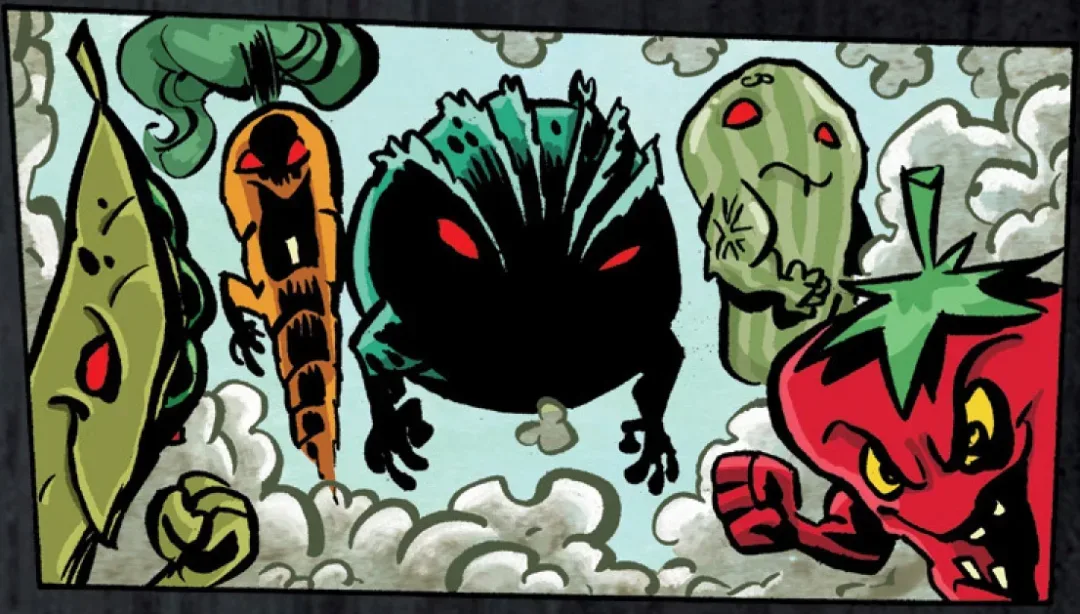 Background for Brotherhood of Evil Produce