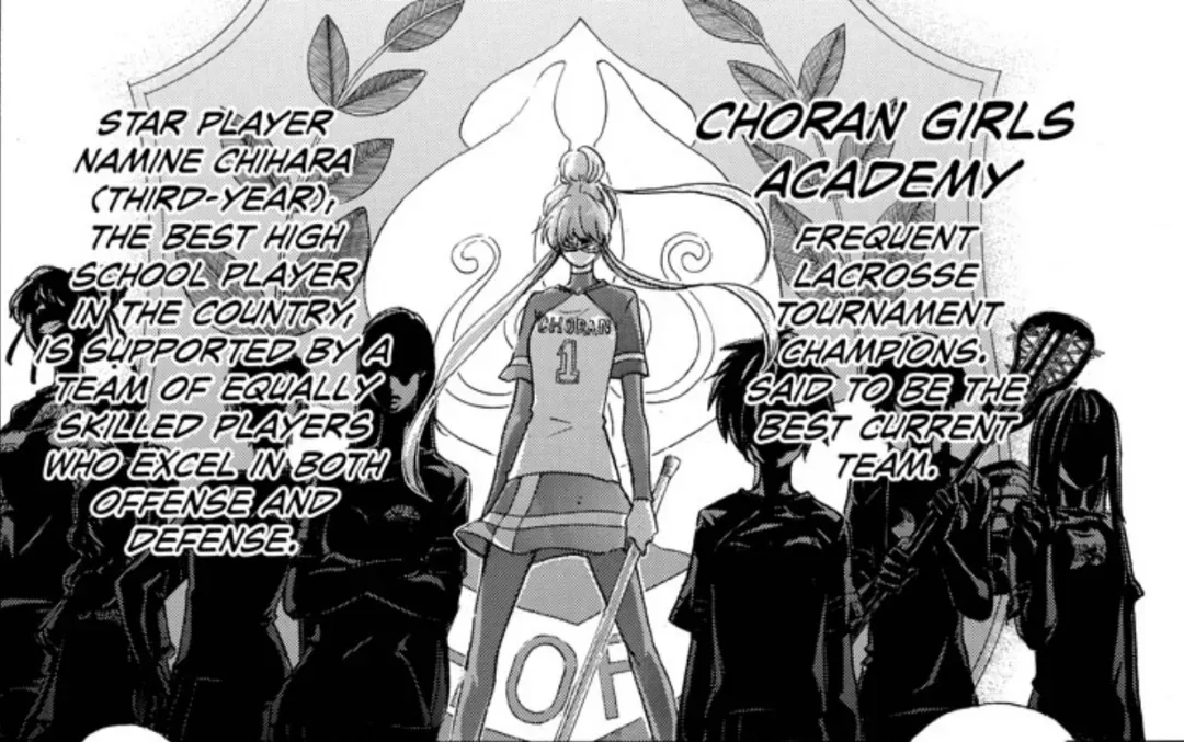 Background for Choran Girls' Academy Lacrosse Team