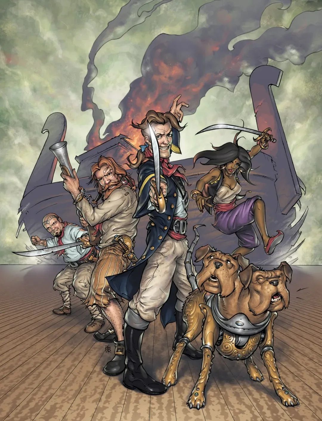 Background for Crew of the Red Wench