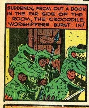 Background for Crocodile Worshippers