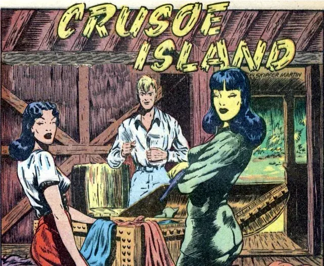 Background for Crusoe Island
